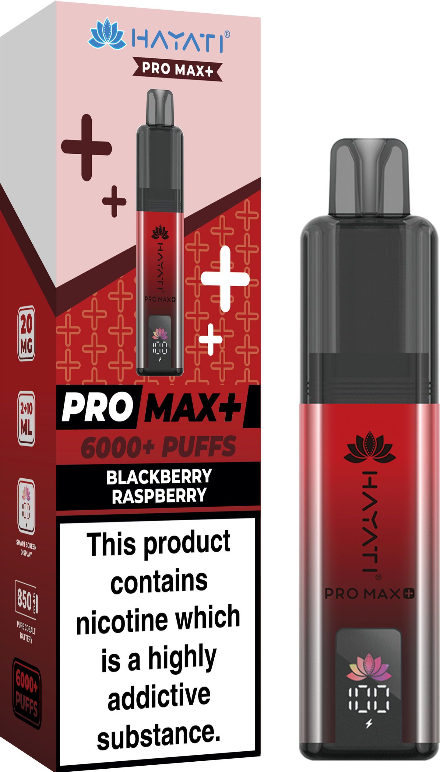 Hayati Pro Max + 6000 Puffs 20MG PreFilled Pod Kit