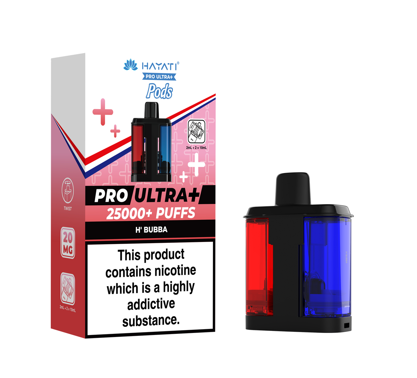 Hayati Pro Ultra+ 25000 20MG prefilled Pods