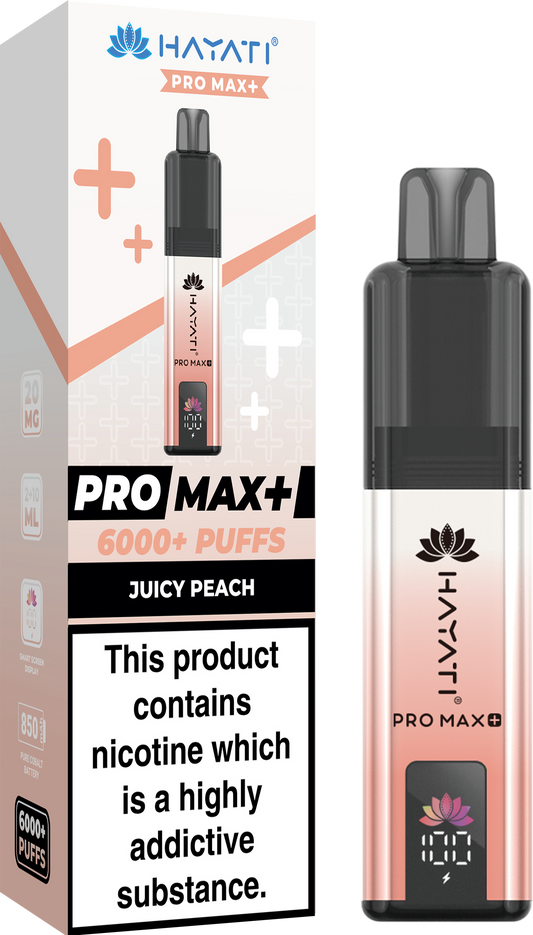 Hayati Pro Max + 6000 Puffs 20MG PreFilled Pod Kit