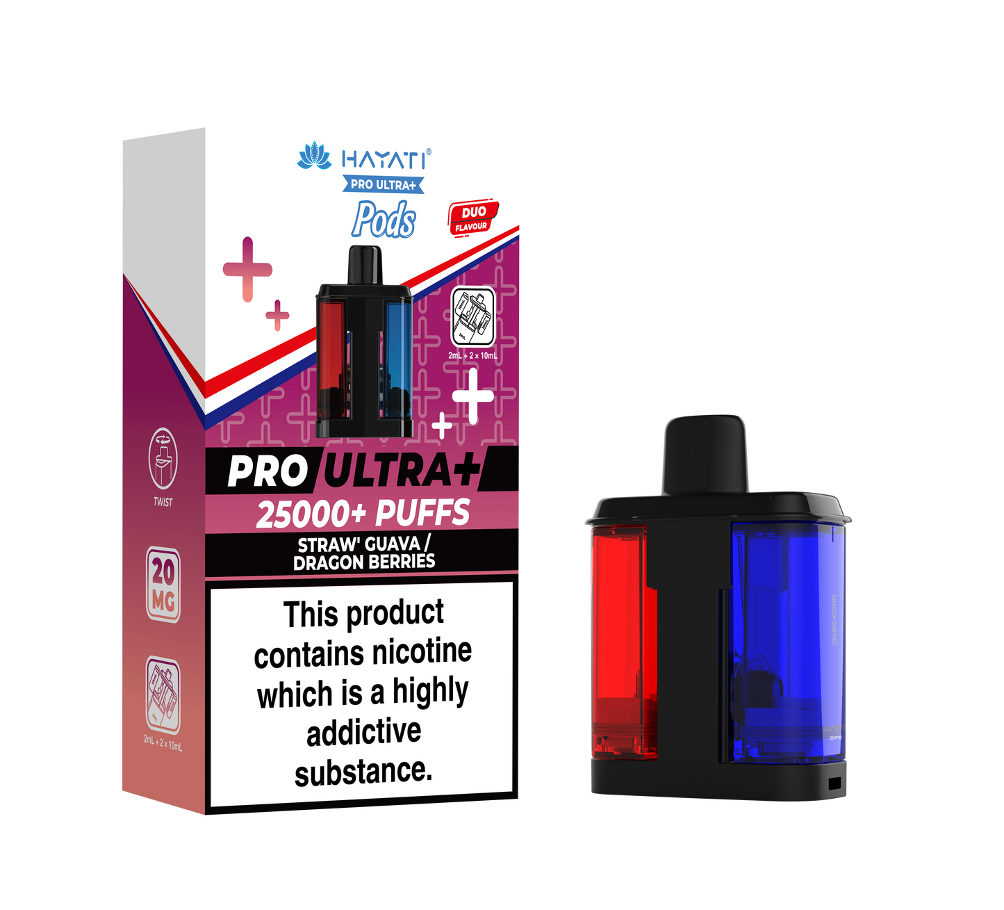 Hayati Pro Ultra+ 25000 20MG prefilled Pods