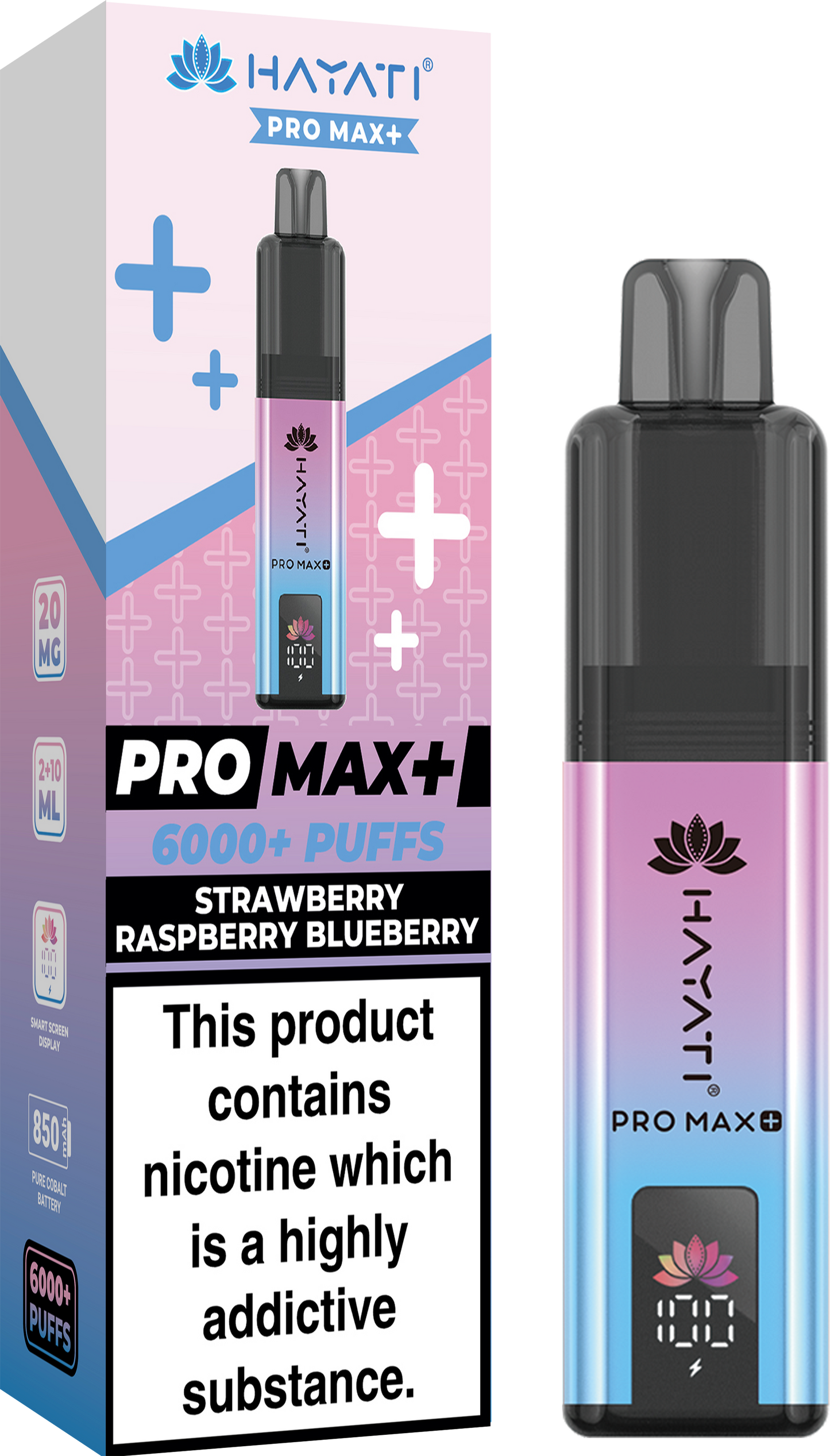 Hayati Pro Max + 6000 Puffs 20MG PreFilled Pod Kit