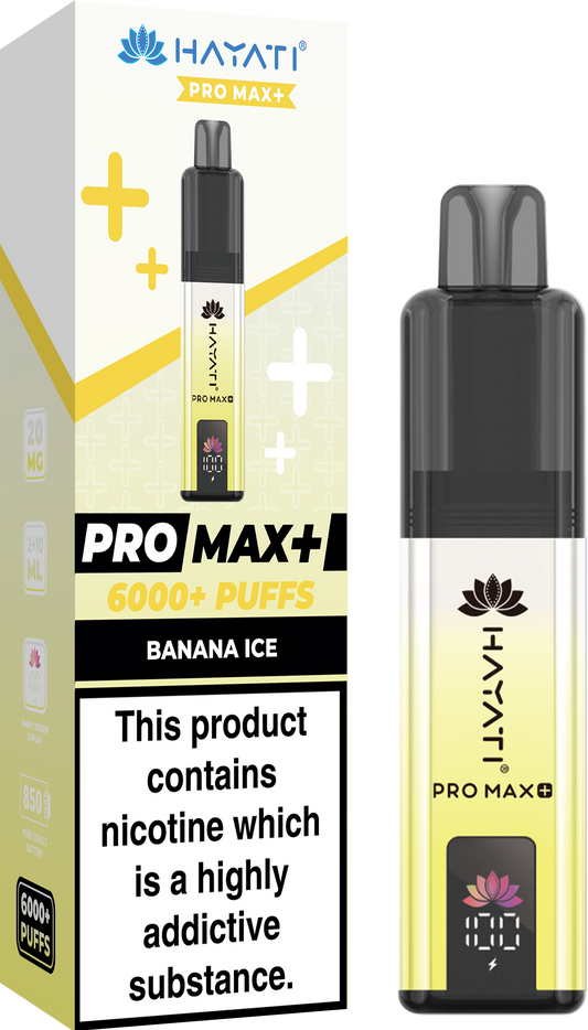 Hayati Pro Max + 6000 Puffs 20MG PreFilled Pod Kit
