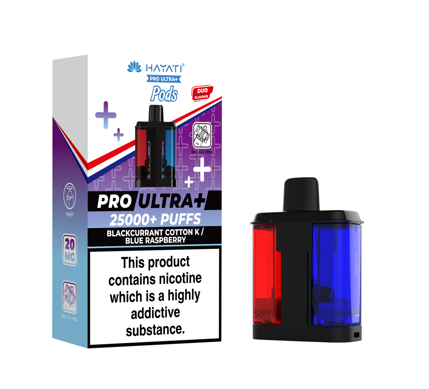 Hayati Pro Ultra+ 25000 20MG prefilled Pods