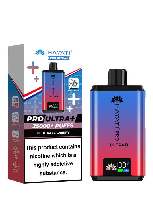 Hayati Pro Ultra+ 25,000  20MG prefilled pod Kit