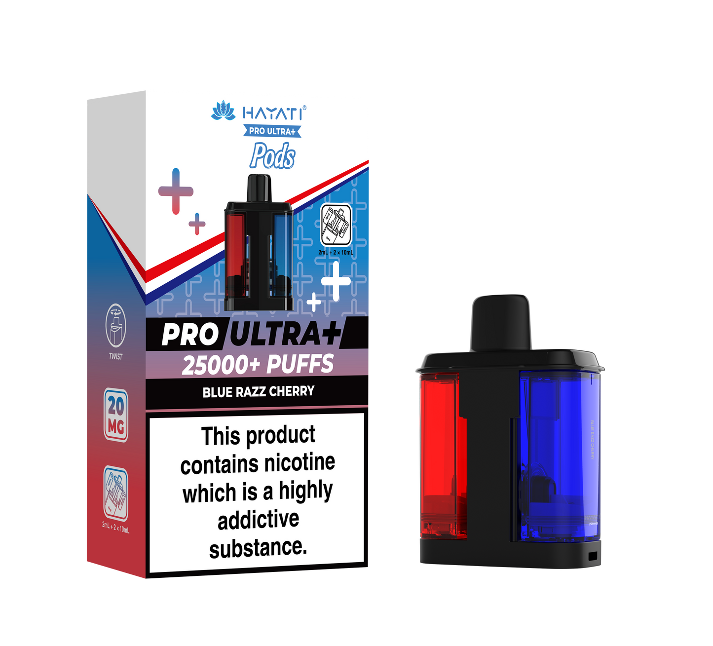 Hayati Pro Ultra+ 25000 20MG prefilled Pods