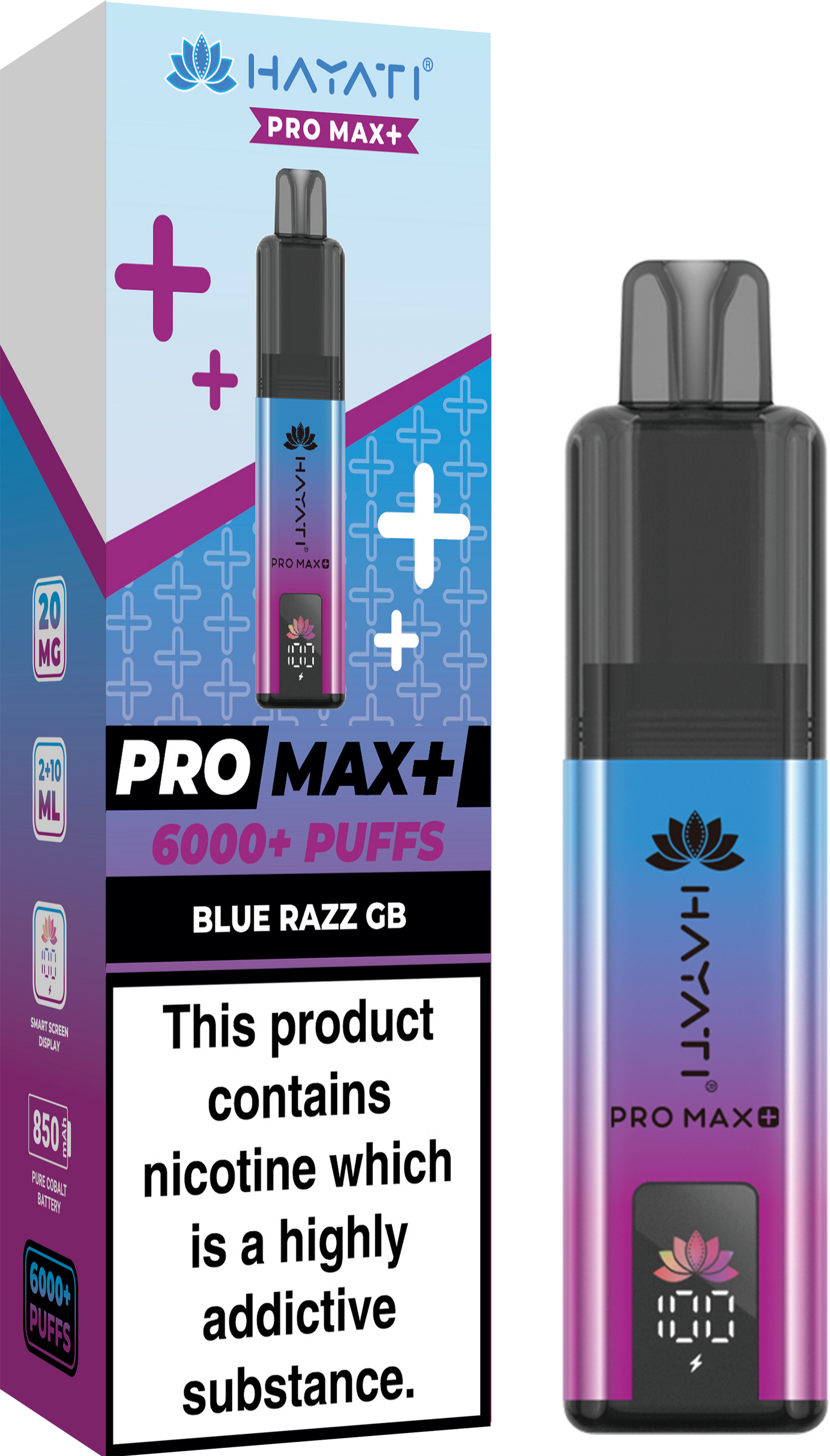 Hayati Pro Max + 6000 Puffs 20MG PreFilled Pod Kit