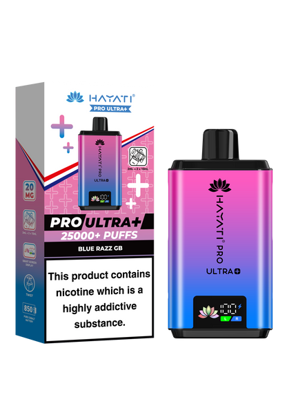 Hayati Pro Ultra+ 25,000  20MG prefilled pod Kit