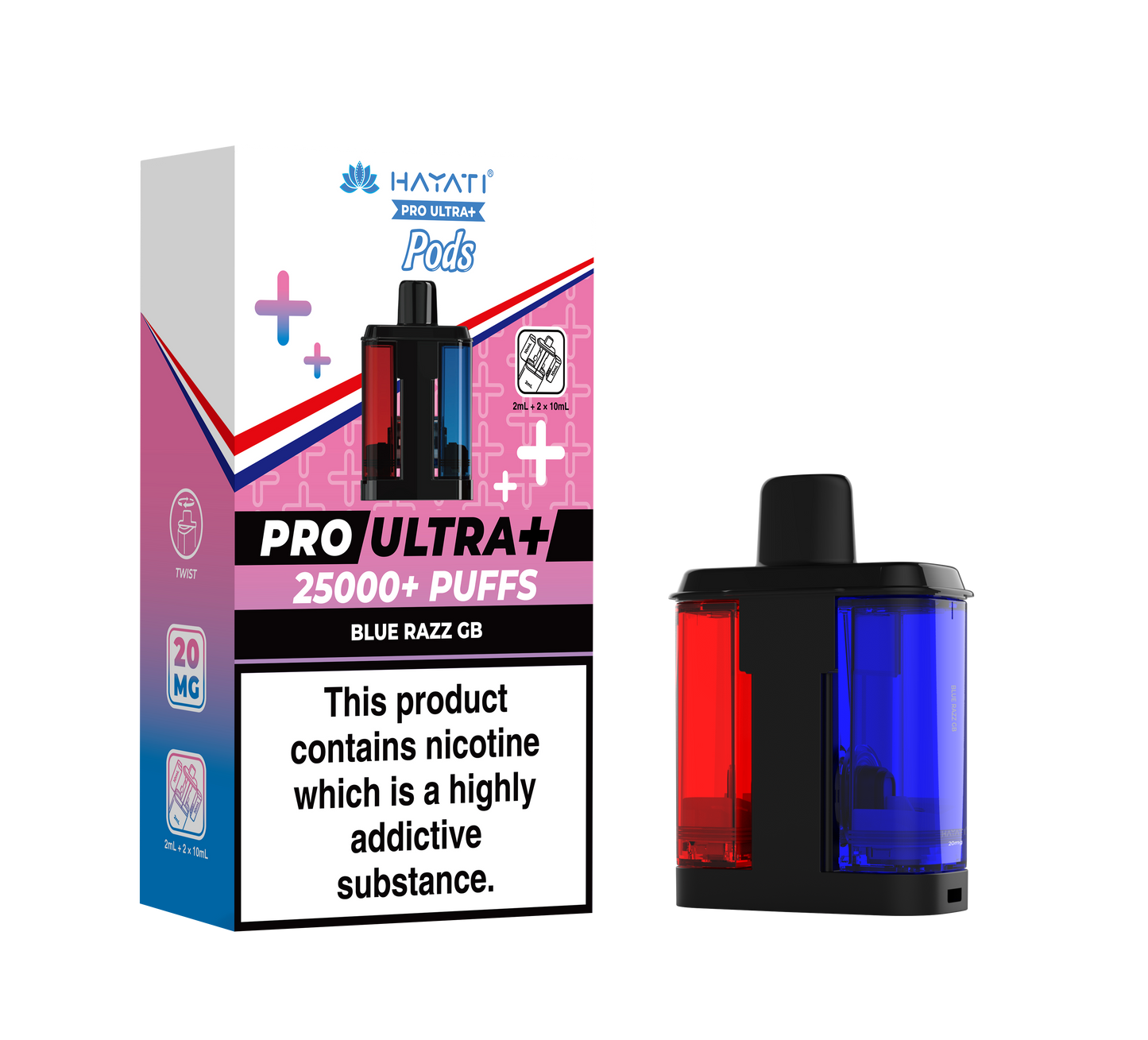Hayati Pro Ultra+ 25000 20MG prefilled Pods