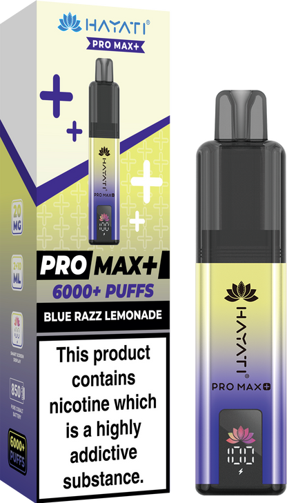Hayati Pro Max + 6000 Puffs 20MG PreFilled Pod Kit