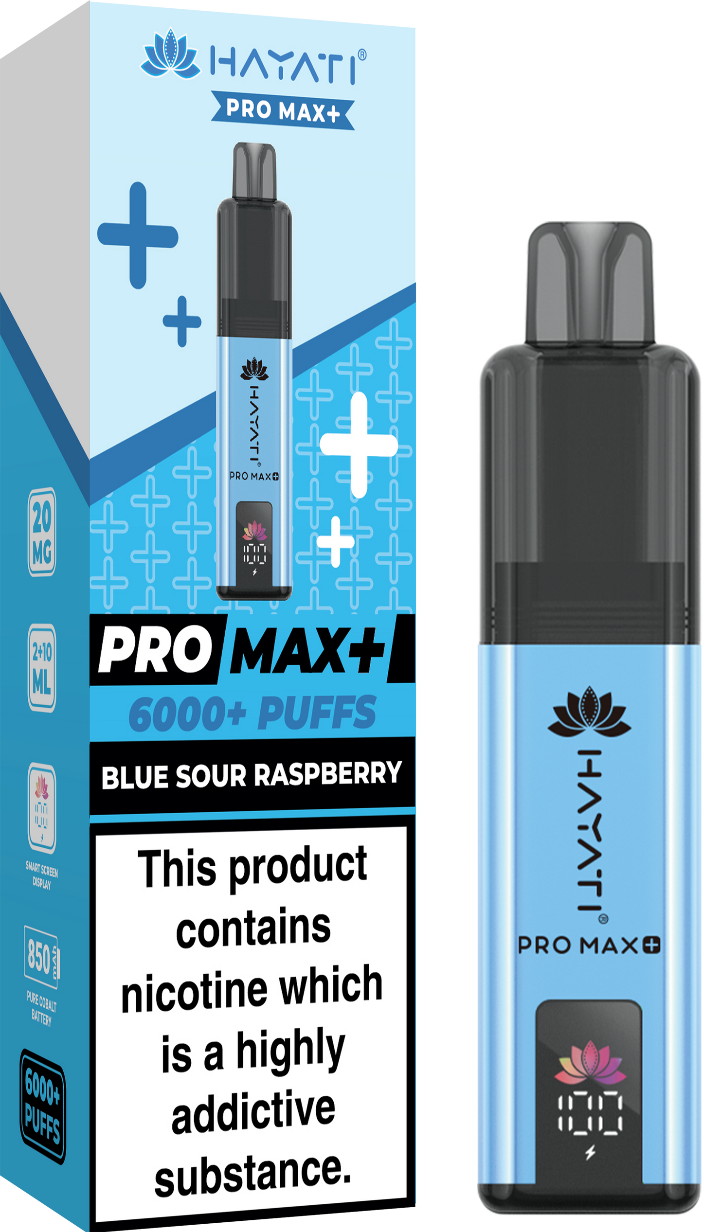 Hayati Pro Max + 6000 Puffs 20MG PreFilled Pod Kit