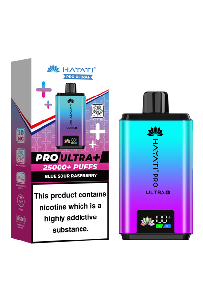 Hayati Pro Ultra+ 25,000  20MG prefilled pod Kit