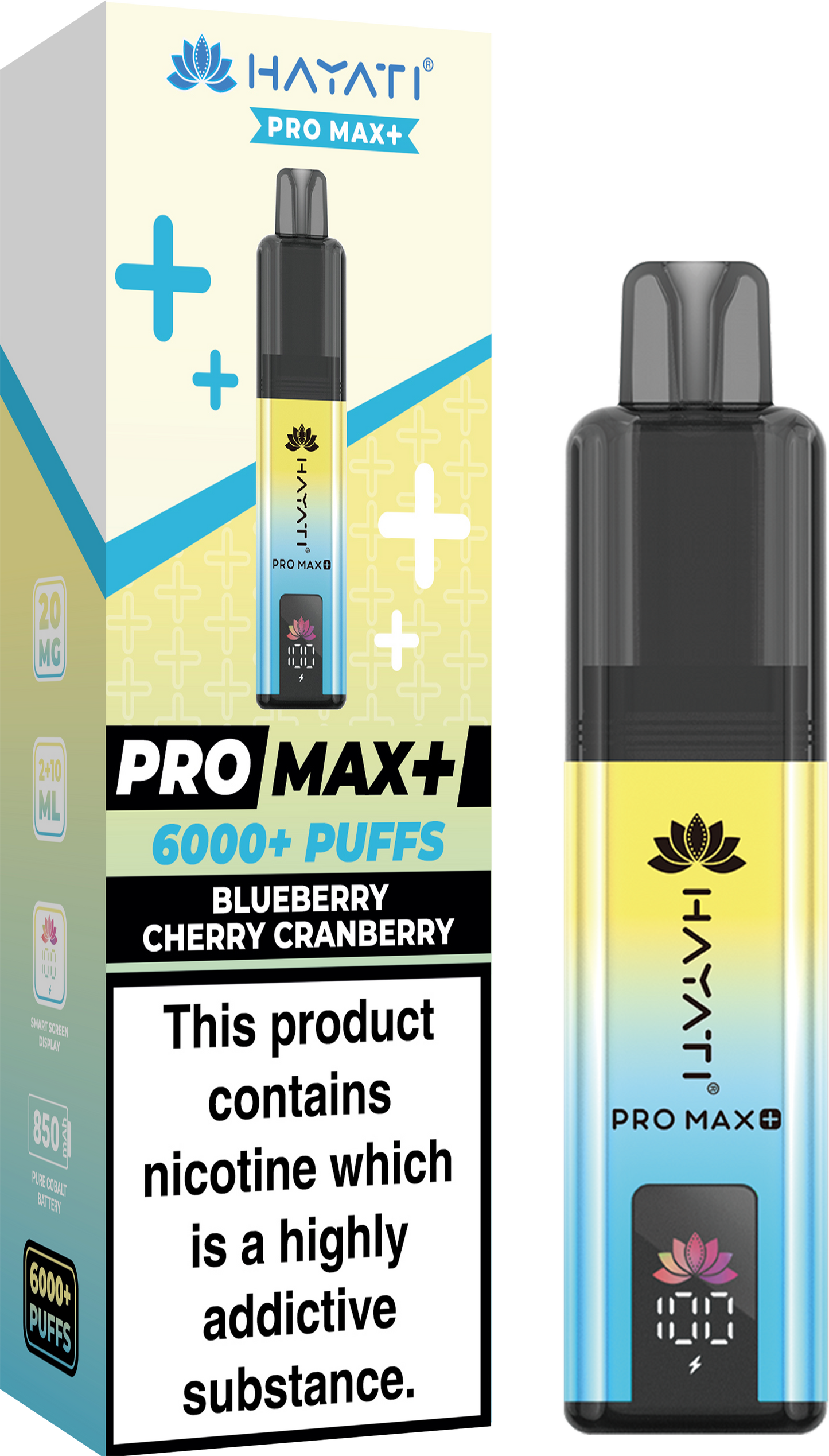 Hayati Pro Max + 6000 Puffs 20MG PreFilled Pod Kit