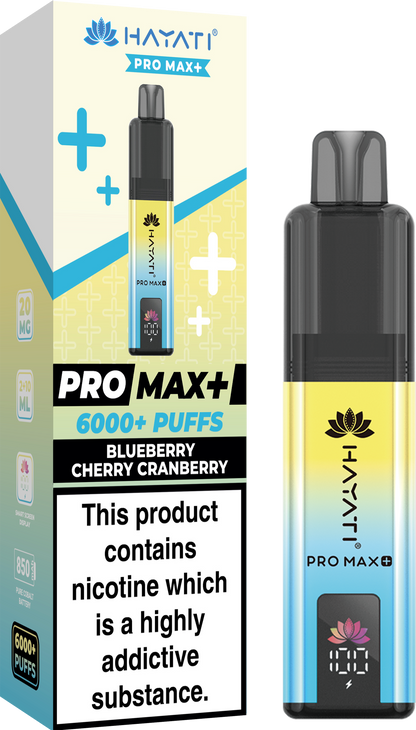 Hayati Pro Max + 6000 Puffs 20MG PreFilled Pod Kit