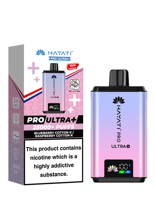 Hayati Pro Ultra+ 25,000  20MG prefilled pod Kit