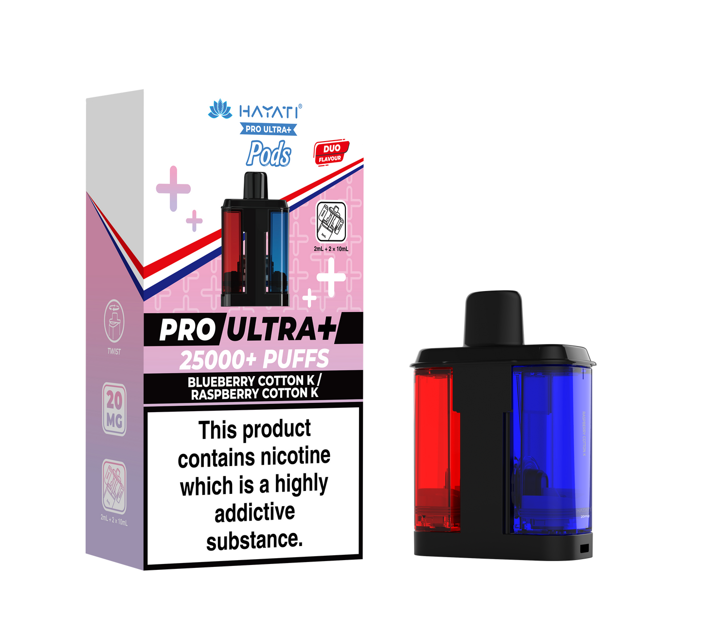 Hayati Pro Ultra+ 25000 20MG prefilled Pods