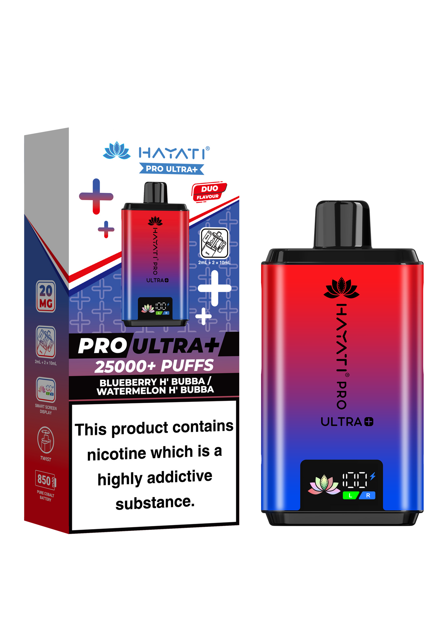 Hayati Pro Ultra+ 25000 20MG prefilled Pods
