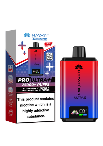 Hayati Pro Ultra+ 25000 20MG prefilled Pods