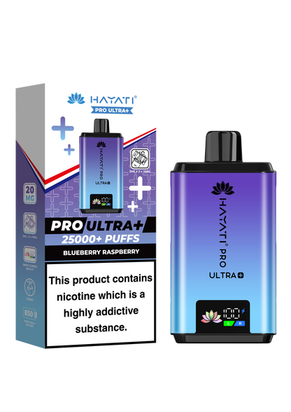 Hayati Pro Ultra+ 25,000  20MG prefilled pod Kit