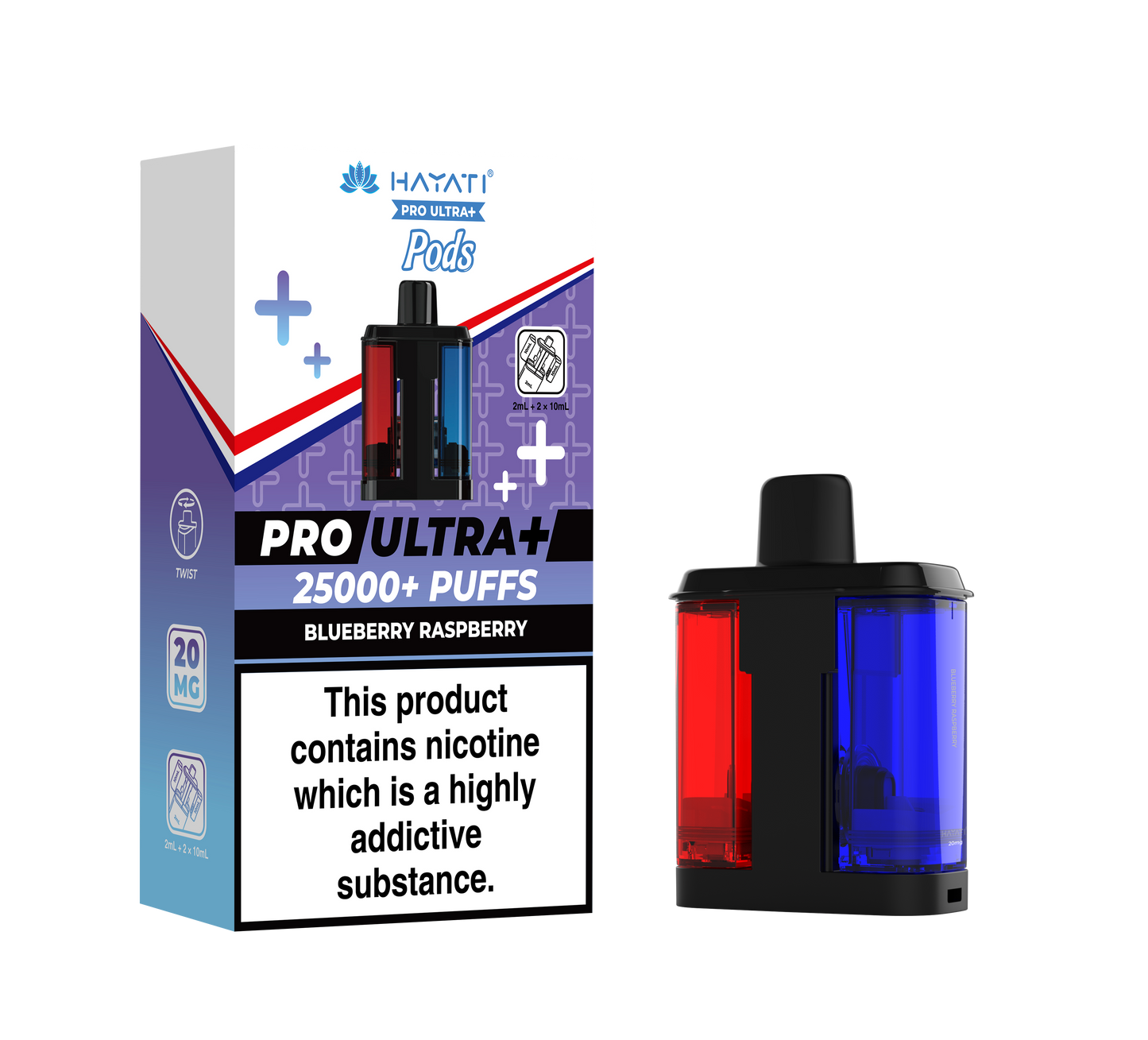 Hayati Pro Ultra+ 25000 20MG prefilled Pods
