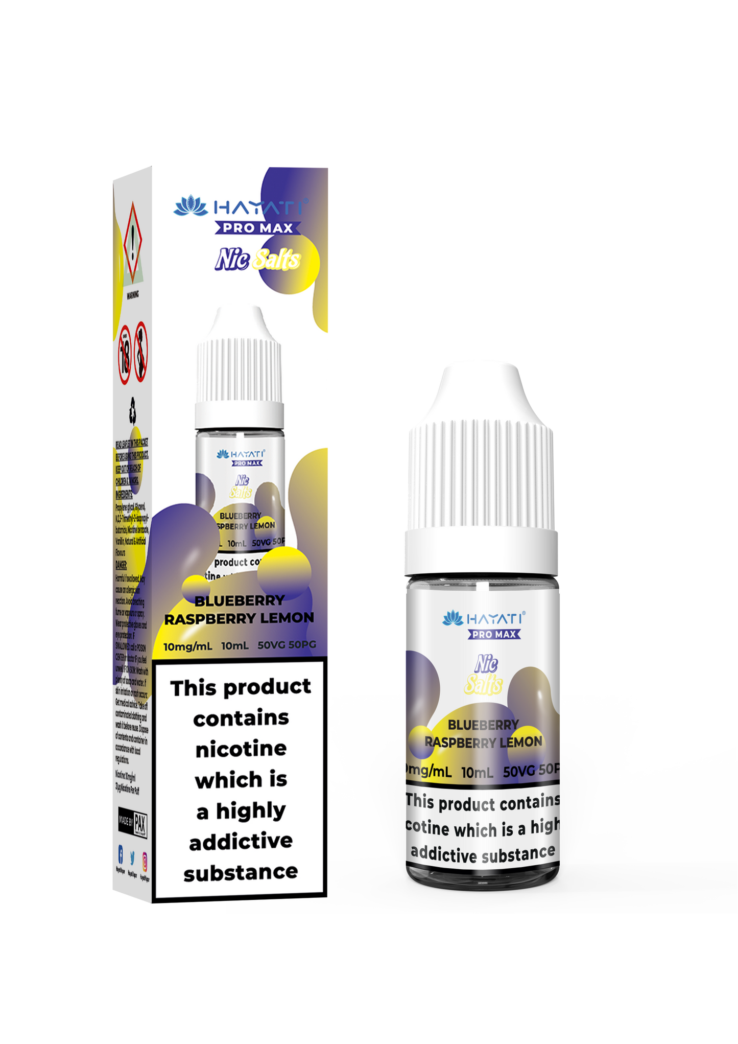 Hayati Pro Max Nic Salts 10MG 10ML E-Liquid