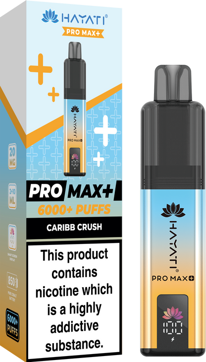 Hayati Pro Max + 6000 Puffs 20MG PreFilled Pod Kit