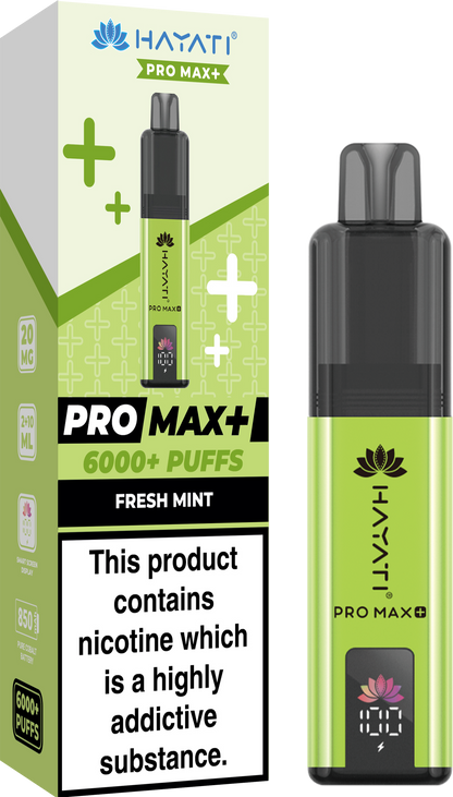 Hayati Pro Max + 6000 Puffs 20MG PreFilled Pod Kit
