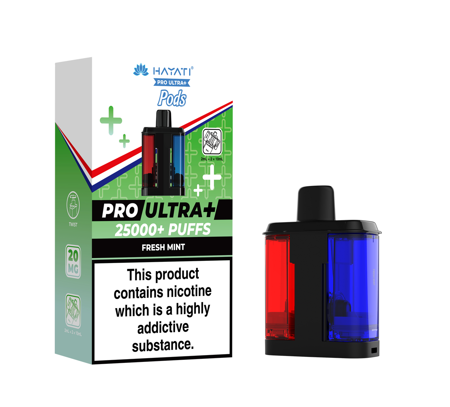 Hayati Pro Ultra+ 25000 20MG prefilled Pods