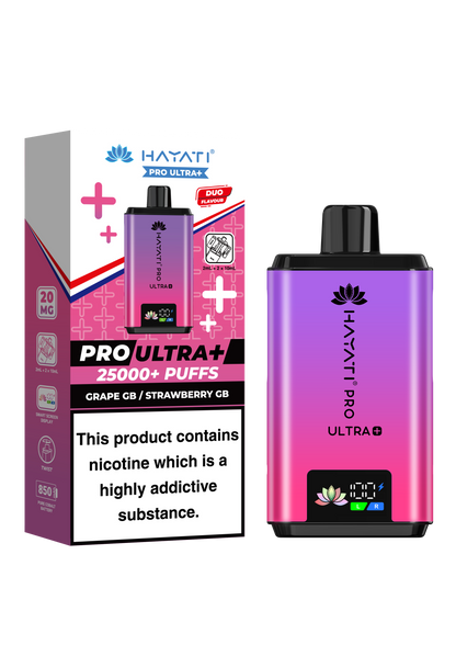 Hayati Pro Ultra+ 25,000  20MG prefilled pod Kit