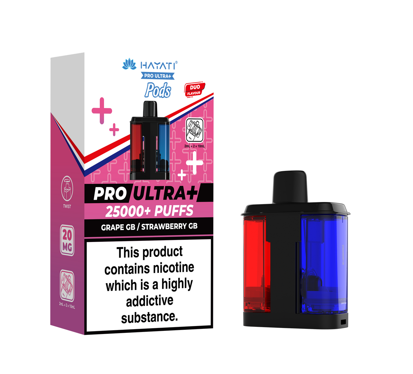 Hayati Pro Ultra+ 25000 20MG prefilled Pods