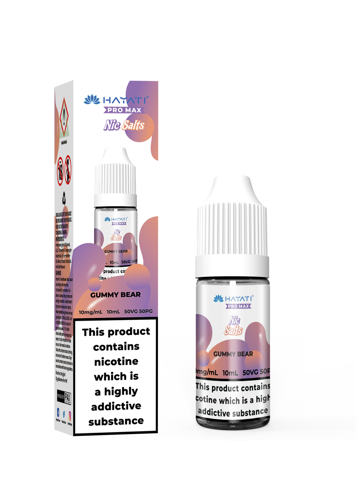 Hayati Pro Max Nic Salts 10MG 10ML E-Liquid
