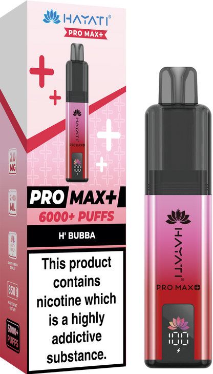 Hayati Pro Max + 6000 Puffs 20MG PreFilled Pod Kit