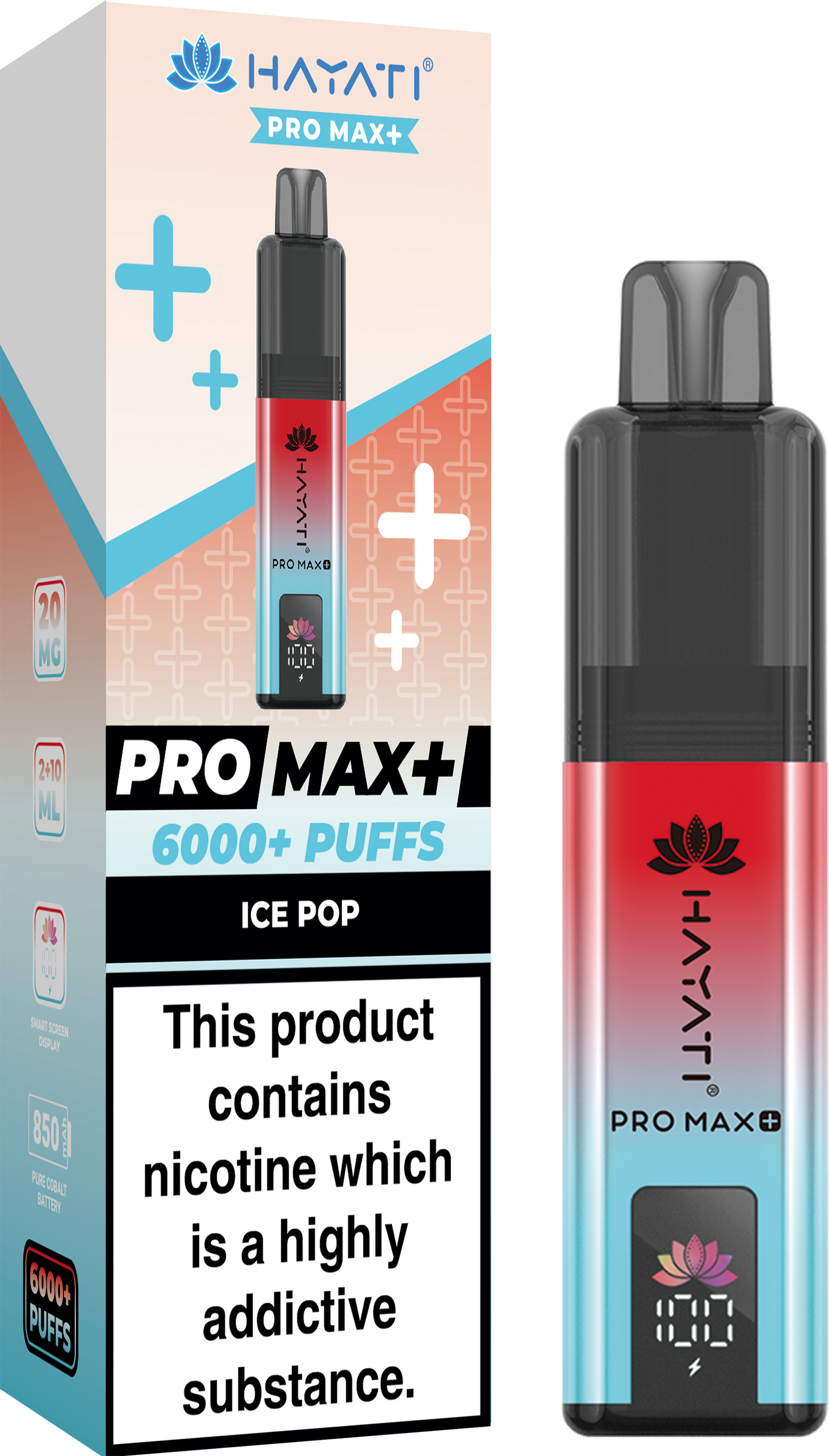 Hayati Pro Max + 6000 Puffs 20MG PreFilled Pod Kit