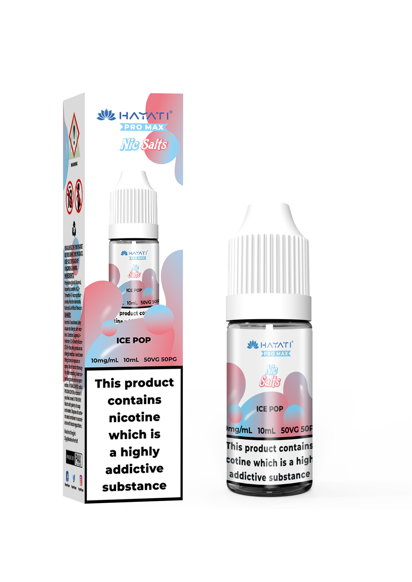 Hayati Pro Max Nic Salts 10MG 10ML E-Liquid