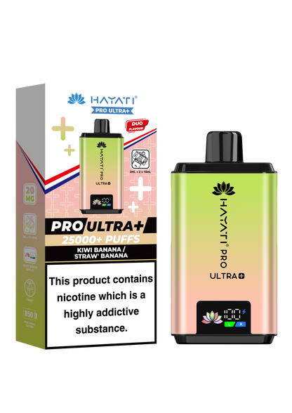 Hayati Pro Ultra+ 25,000  20MG prefilled pod Kit