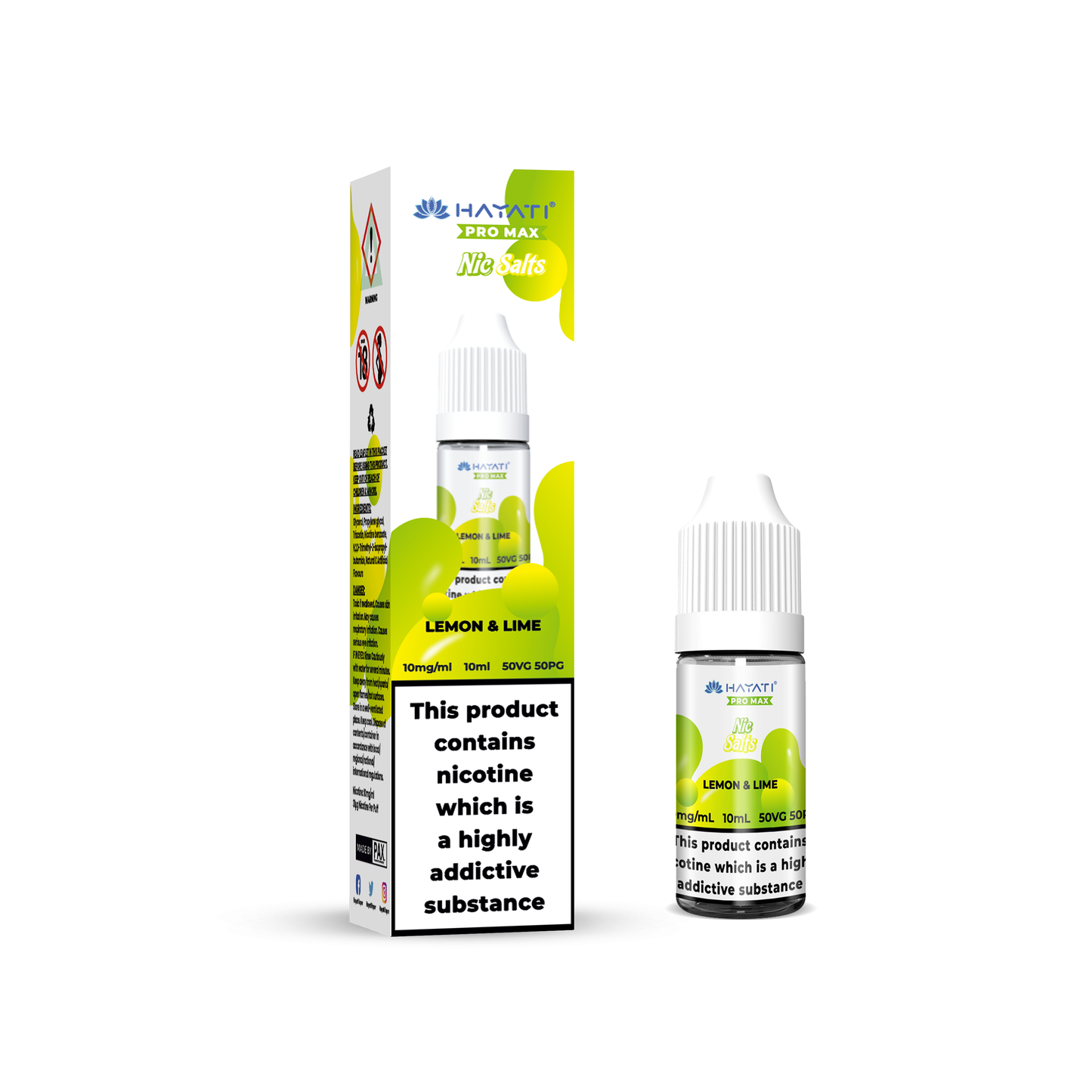 Hayati Pro Max Nic Salts 10MG 10ML E-Liquid