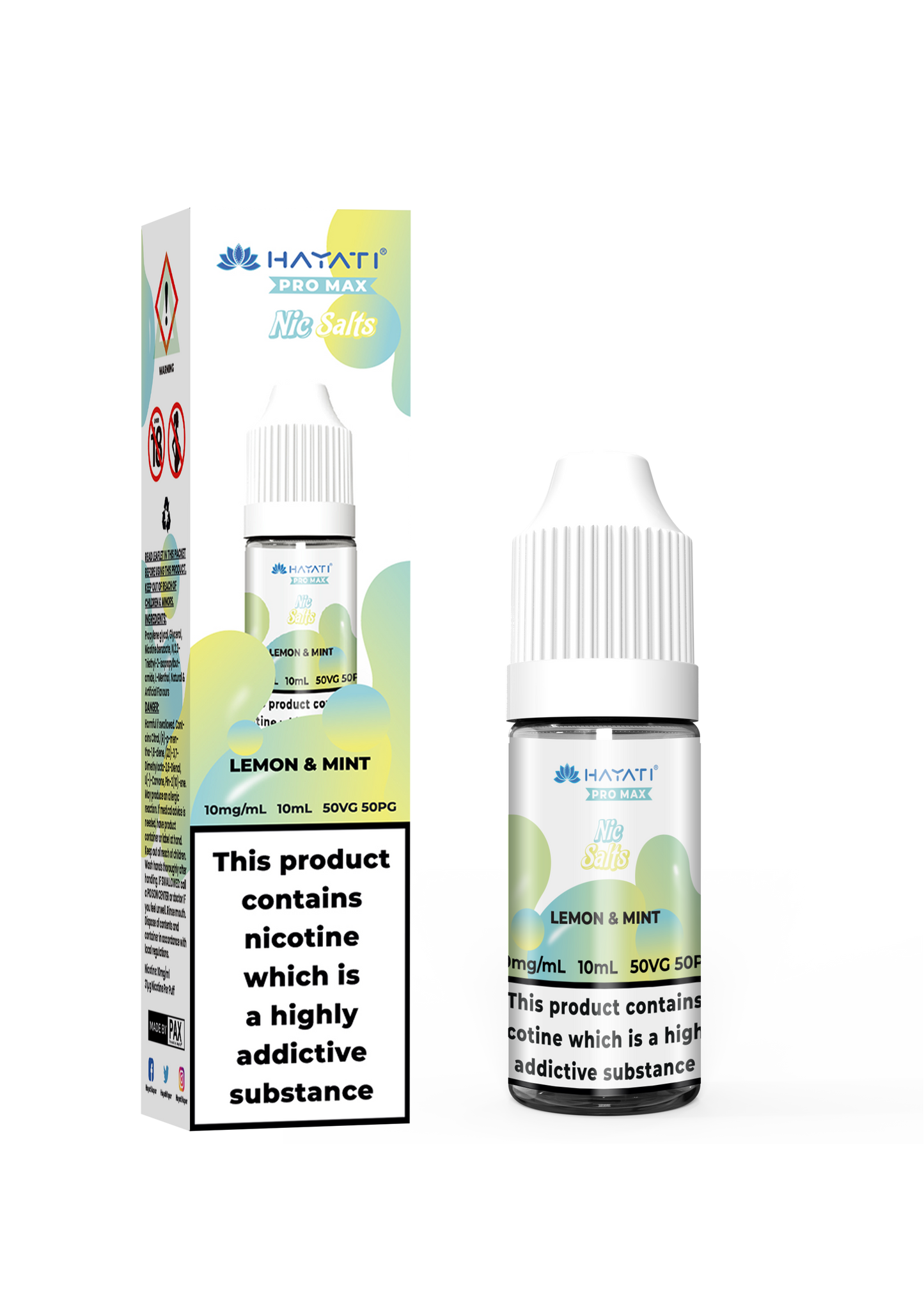 Hayati Pro Max Nic Salts 10MG 10ML E-Liquid