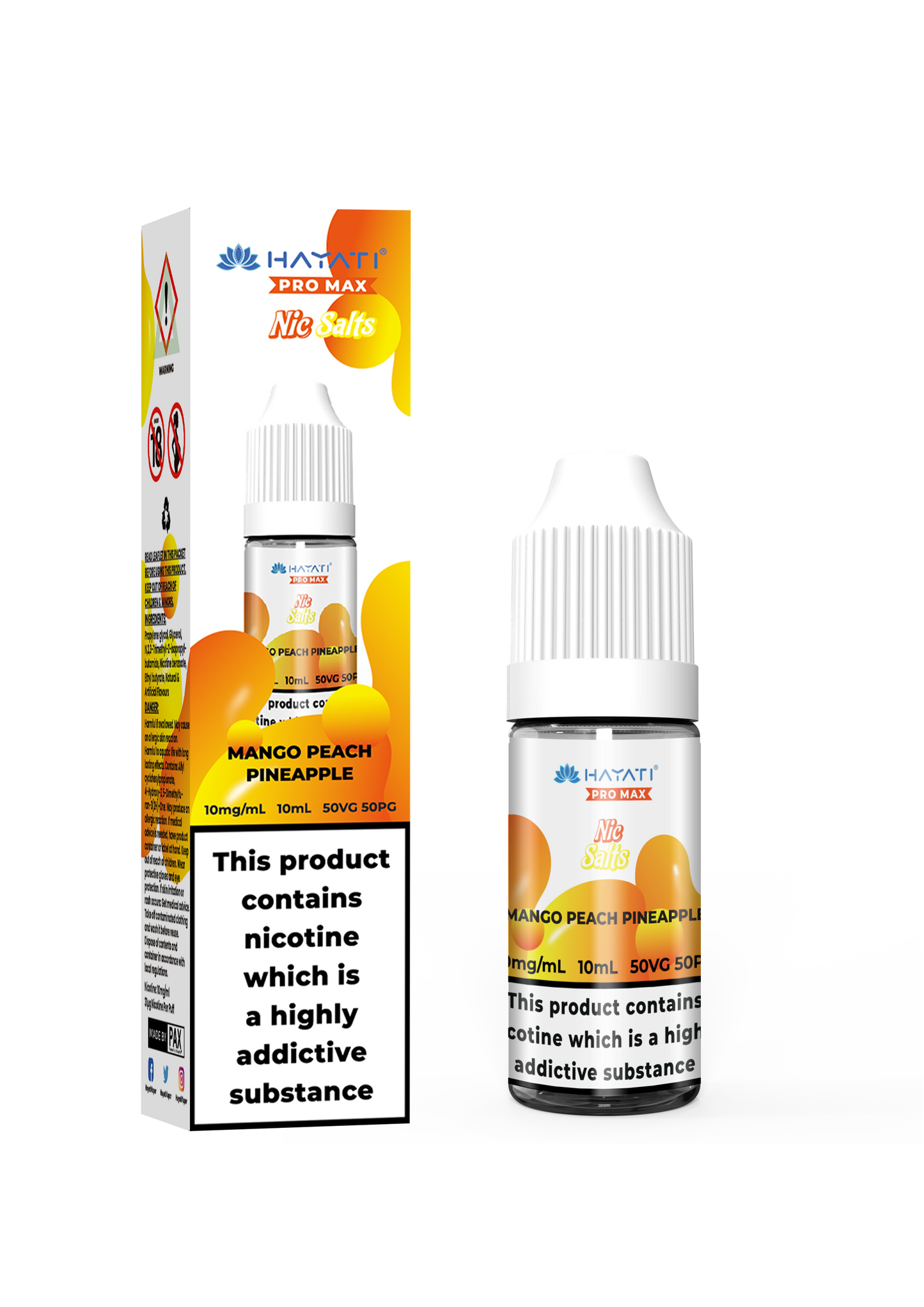 Hayati Pro Max Nic Salts 10MG 10ML E-Liquid