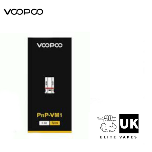 VooPoo PnP-VM1 0.3 Ohm - 5 Pack - Elite Vapes UK