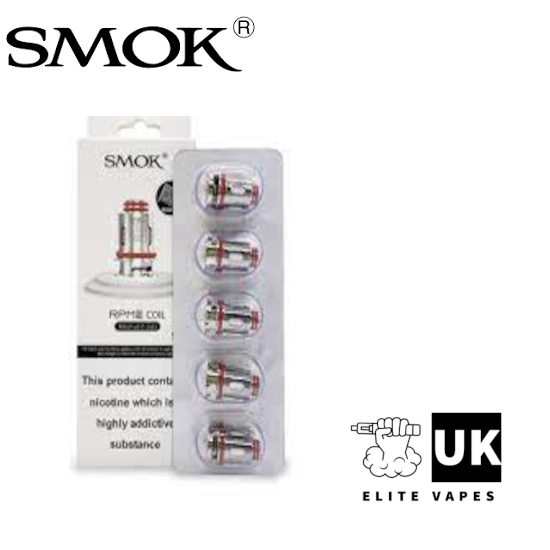 Smok RPM 2 Coil 0.16 Ohm 5 Pack - Elite Vapes UK