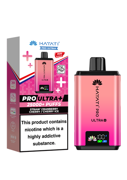 Hayati Pro Ultra+ 25,000  20MG prefilled pod Kit