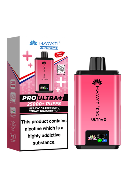 Hayati Pro Ultra+ 25,000  20MG prefilled pod Kit