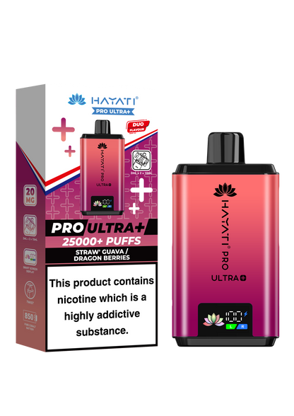 Hayati Pro Ultra+ 25,000  20MG prefilled pod Kit