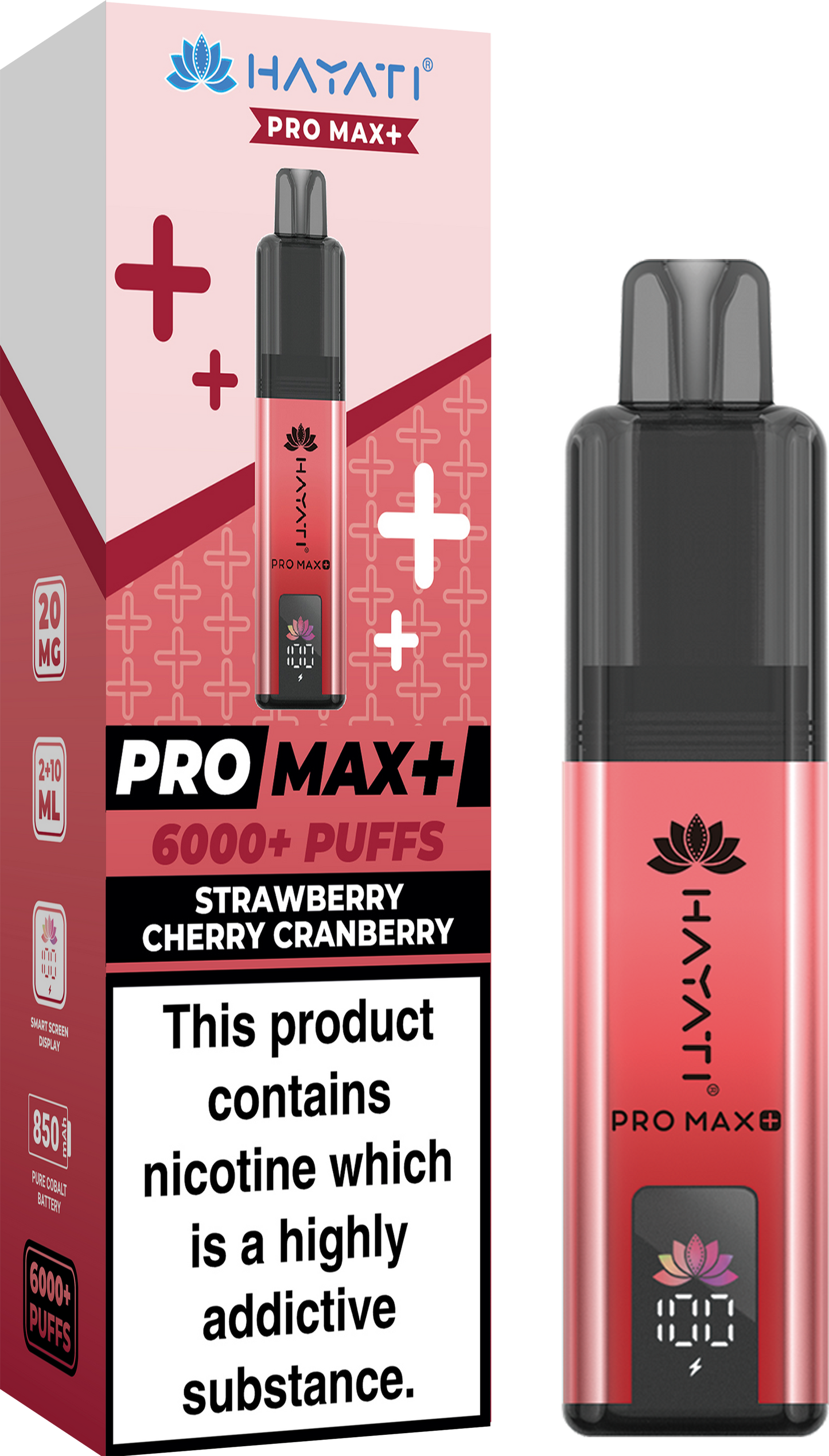 Hayati Pro Max + 6000 Puffs 20MG PreFilled Pod Kit