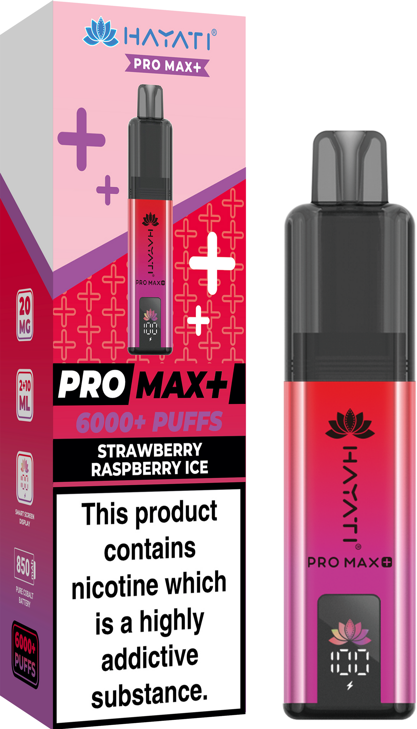 Hayati Pro Max + 6000 Puffs 20MG PreFilled Pod Kit