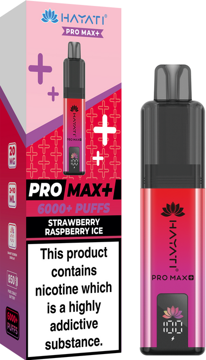 Hayati Pro Max + 6000 Puffs 20MG PreFilled Pod Kit