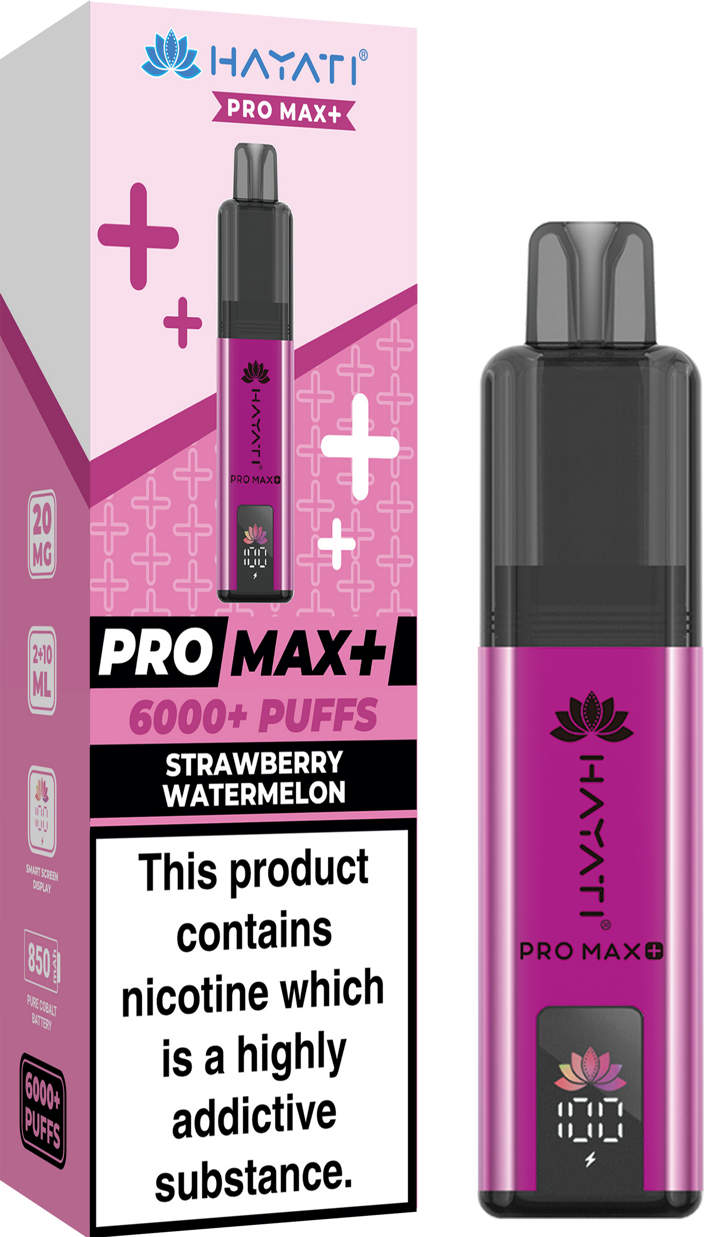 Hayati Pro Max + 6000 Puffs 20MG PreFilled Pod Kit