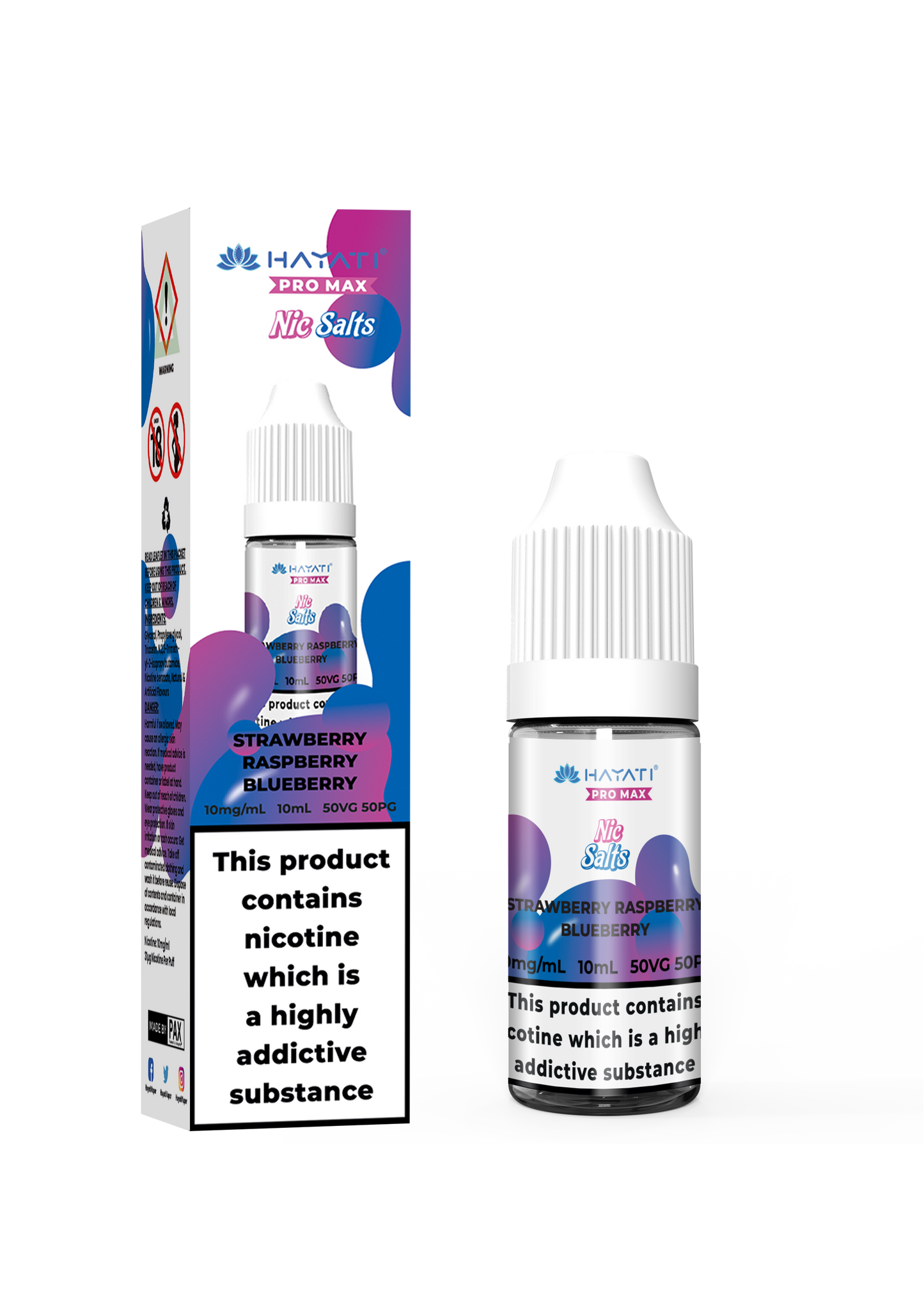 Hayati Pro Max Nic Salts 10MG 10ML E-Liquid