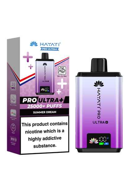 Hayati Pro Ultra+ 25,000  20MG prefilled pod Kit