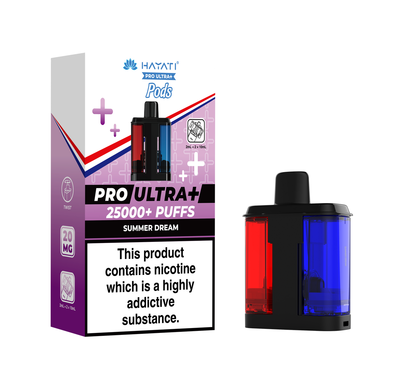 Hayati Pro Ultra+ 25000 20MG prefilled Pods