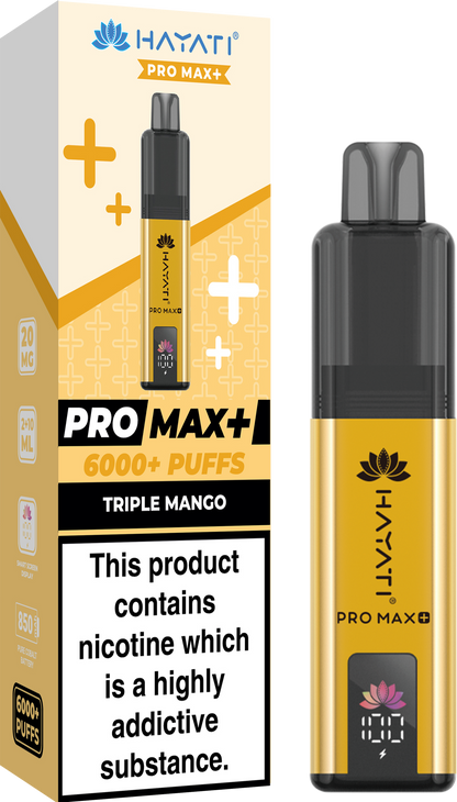 Hayati Pro Max + 6000 Puffs 20MG PreFilled Pod Kit
